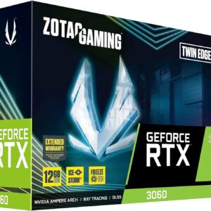 Zotac Gaming Graphics Card GEFORCE RTX 3060 Twin Edge 8GB GDDR6
