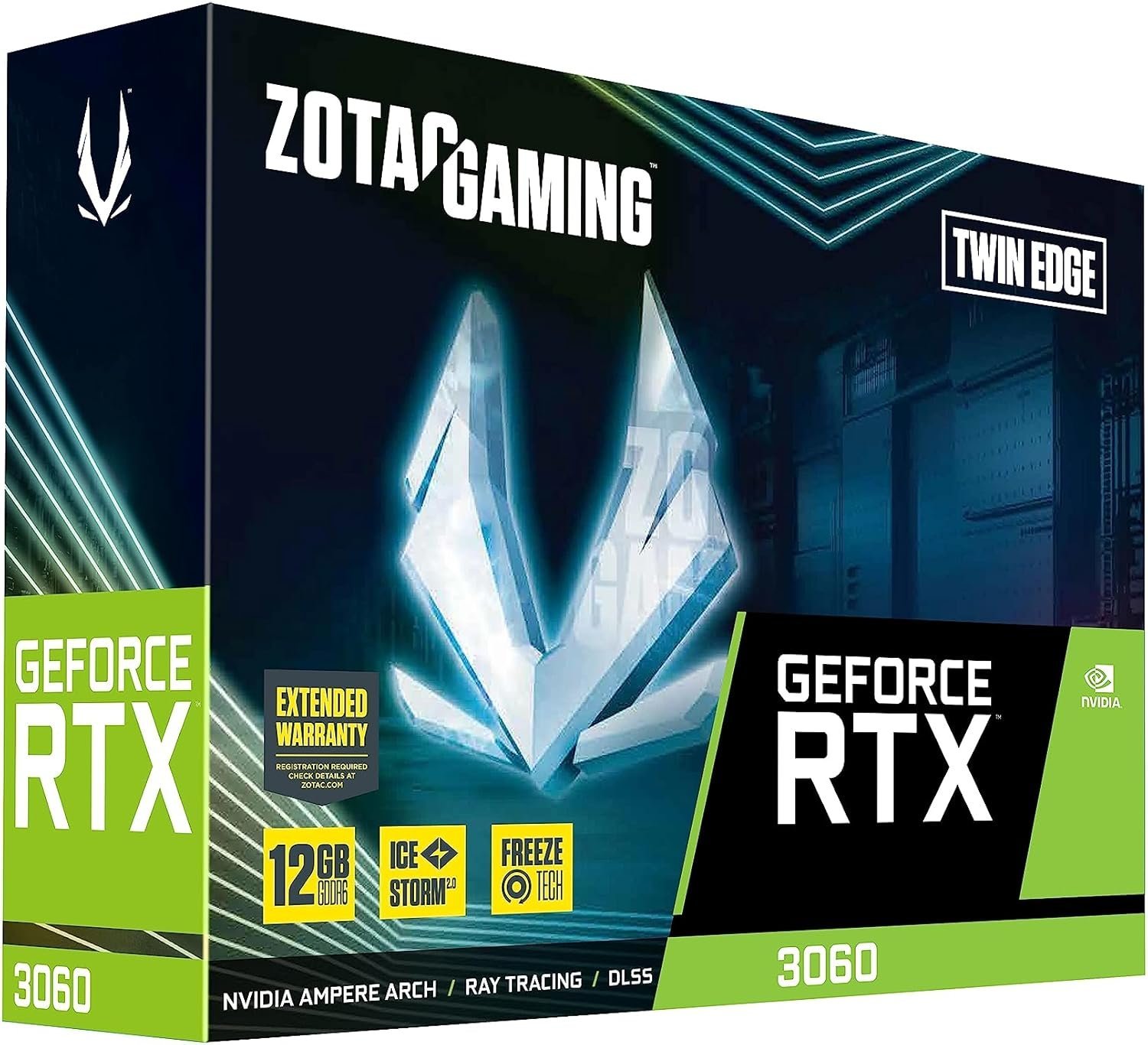 Zotac Gaming Graphics Card GEFORCE RTX 3060 Twin Edge 8GB GDDR6