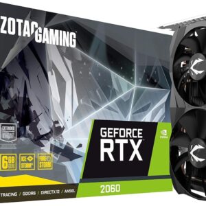 ZOTAC GAMING GeForce RTX 2060 6GB GDDR6 192-bit Gaming Graphics Card, Super Compact, ZT-T20600K-10M (Renewed)
