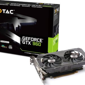 ZOTAC GeForce GTX 960 2GB GDDR5 PCI Express 3.0 HDMI DVI DisplayPort SLI Ready Graphic Card ZT-90301-10M