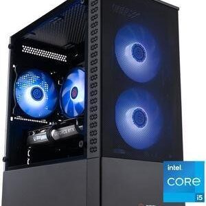 ABS Cyclone Aqua Gaming PC - Windows 11 Home - Intel Core i5-12400F - GeForce RTX 4060 - DLSS 4 - AI-Powered Performance - 32GB DDR4 - 1TB (512GBx2) NVMe SSD - CA12400F40602