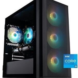 ABS Aquilon Aqua Gaming PC - Windows 11 Home - Intel Core i5-13400F - GEFORCE RTX 4060 - DLSS4 - AI-Powered Performance - 32GB DDR4 - 1TB (512GBx2) NVMe SSD - AA13400F4060