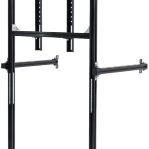 Minneer Racing Simulator Cockpit Monitor Stand Supporting Monitors from 24 to 65 inches. Fit for Logitech/ Thrustmaster/ FanatecG29 G920 G923 T300 RS, Without Cockpit