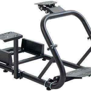 Minneer Racing Wheel Stand Simulator Cockpit Height Adjustable Gaming Steering Frame Compatible for T500,T30,T300RS,FANTEC,T3PA/TGT,logitech G25,G29,G92,G923 Wheel&Pedals Not Included
