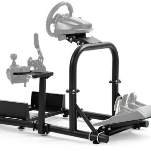 Minneer G27 Gaming Simulator Cockpit Adjustable Compatible with Logitech G29 G920 G923,Fanatec, Thrustmaster T300RS T500R Racing Simulator Cockpit without Wheel Pedal Shifter Seat