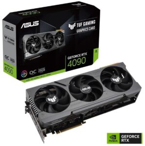 ASUS TUF Gaming GeForce RTX 4090 Gaming Graphics Card (PCIe 4.0, 24GB GDDR6X, HDMI 2.1a, DisplayPort 1.4a) TUF-RTX4090-24G-GAMING