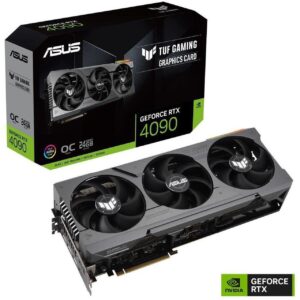 ASUS TUF Gaming GeForce RTX 4090 Gaming Graphics Card (PCIe 4.0, 24GB GDDR6X, HDMI 2.1a, DisplayPort 1.4a) TUF-RTX4090-24G-GAMING
