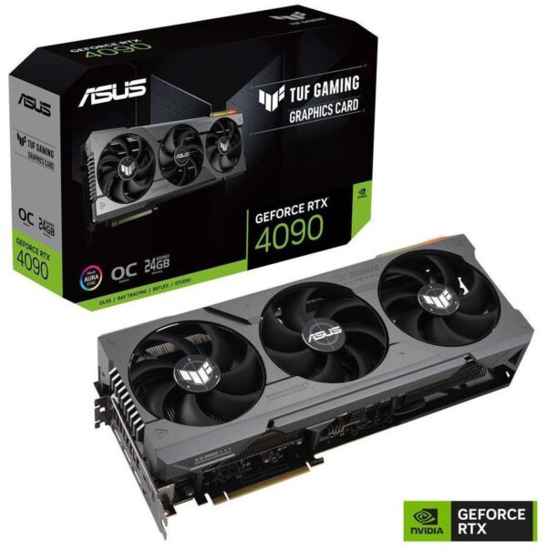ASUS TUF Gaming GeForce RTX 4090 Gaming Graphics Card (PCIe 4.0, 24GB GDDR6X, HDMI 2.1a, DisplayPort 1.4a) TUF-RTX4090-24G-GAMING