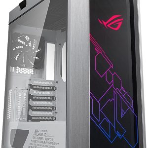 ASUS ROG Strix Helios GX601 White Edition RGB Mid-Tower Computer Case for ATX/ EATX Motherboards with Tempered Glass, Aluminum Frame, GPU Braces, 420mm Radiator Support and Aura Sync