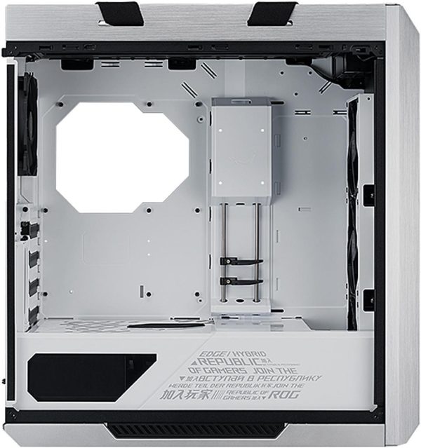 ASUS ROG Strix Helios GX601 White Edition RGB Mid-Tower Computer Case for ATX/ EATX Motherboards with Tempered Glass, Aluminum Frame, GPU Braces, 420mm Radiator Support and Aura Sync - Image 3