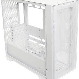 ASUS A21/WHT// Micro ATX Computer Case Steel / Plastic / Tempered Glass-White