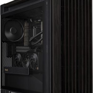ASUS PA602 Black Steel/ABS Plastic/Wood/Tempered Glass Micro ATX Mid Tower Computer Case