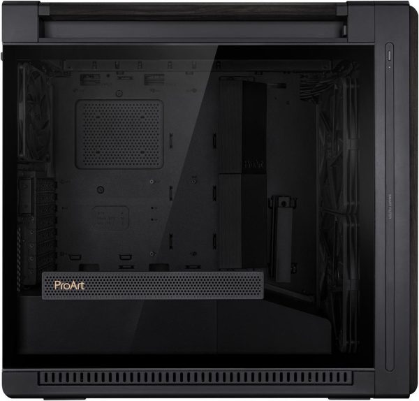 ASUS PA602 Black Steel/ABS Plastic/Wood/Tempered Glass Micro ATX Mid Tower Computer Case - Image 6