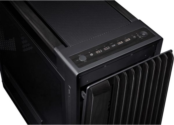 ASUS PA602 Black Steel/ABS Plastic/Wood/Tempered Glass Micro ATX Mid Tower Computer Case - Image 8