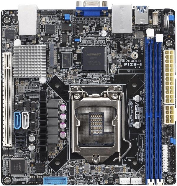 Intel® Xeon® E-2300 LGA 1200 Rack Optimized Mini ITX compact form factor increases density , plus dual 1G LAN, M.2 unleash independent I/O for OS drive, six SATA, one PCIe 4.0 slots, four USB 3.2 Gen 1.