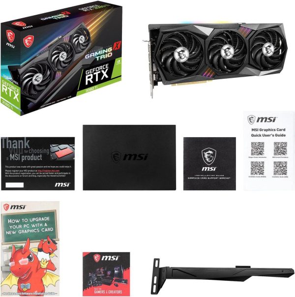 MSI Gaming GeForce RTX 3080 Ti 12GB GDDR6X PCI Express 4.0 Video Card RTX 3080 Ti Gaming X Trio 12G - Image 11