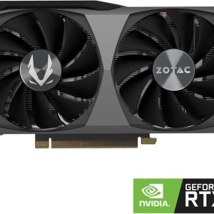 ZOTAC GAMING GeForce RTX 3060 Ti Twin Edge 8GB GDDR6 256-bit 14 Gbps PCIE 4.0 Gaming Graphics Card, IceStorm 2.0 Advanced Cooling, Active Fan Control, ZT-A30610E-10M (Refreshed)