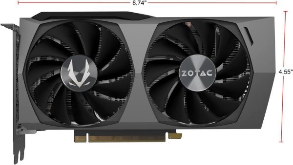 ZOTAC GAMING GeForce RTX 3060 Ti Twin Edge 8GB GDDR6 256-bit 14 Gbps PCIE 4.0 Gaming Graphics Card, IceStorm 2.0 Advanced Cooling, Active Fan Control, ZT-A30610E-10M (Refreshed) - Image 6