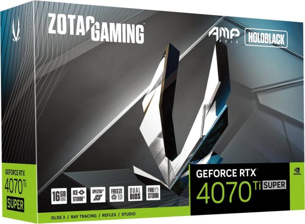 ZOTAC GAMING GeForce RTX 4070 Ti SUPER AMP Holo DLSS 3 16GB GDDR6X 256-bit 21 Gbps PCIE 4.0 Gaming Graphics Card, IceStorm 2.0 Advanced Cooling, SPECTRA 2.0 ARGB Lighting, ZT-D40730F-10P (Refreshed) - Image 9