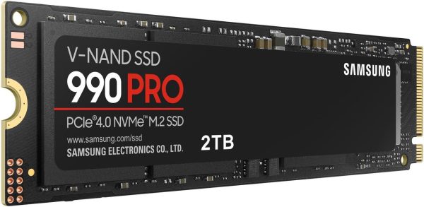 SAMSUNG 990 PRO 2TB SSD, PCIe Gen4 M.2 2280, Seq. Read Speeds Up-to 7,450MB/s for High End Computing, Gaming, and Heavy Duty Workstations (MZ-V9P2T0B/AM) Non-Heatsink - Image 2