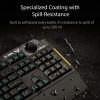 ASUS Membrane Gaming Keyboard for PC - TUF K1 | Programmable, Onboard Memory | Dedicated Volume Knob, Aura Sync RGB & Side Lighting | Detachable Wrist Rest | Spill-Resistant | Highly Durable | Black - Image 3