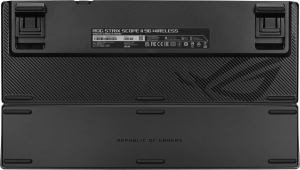 ASUS ROG Strix Scope II 96 Wireless Gaming Keyboard, Tri-Mode Connection, Dampening Foam & Switch-Dampening Pads, Hot-Swappable Pre-lubed ROG NX Storm Switches, PBT Keycaps, RGB-Black - Image 3
