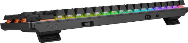 ASUS ROG Strix Scope II 96 Wireless Gaming Keyboard, Tri-Mode Connection, Dampening Foam & Switch-Dampening Pads, Hot-Swappable Pre-lubed ROG NX Storm Switches, PBT Keycaps, RGB-Black - Image 7