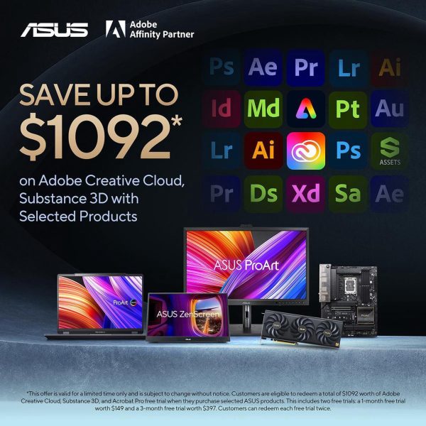 ASUS 15.6" Touch Monitor (VT168HR) - WXGA (1366 x 768), 10-point Touchscreen, Flicker free, Low Blue Light, Eye Care, VESA Mountable, VGA, HDMI, Tilt - Image 2