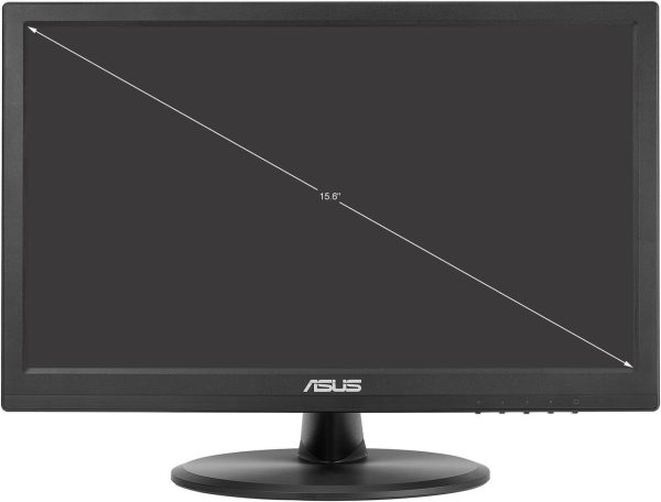 ASUS 15.6" Touch Monitor (VT168HR) - WXGA (1366 x 768), 10-point Touchscreen, Flicker free, Low Blue Light, Eye Care, VESA Mountable, VGA, HDMI, Tilt - Image 8