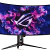 ASUS ROG Swift 39" Ultrawide 800R Curved OLED Gaming Monitor (PG39WCDM) - 21:9 (3440x1440), 240Hz, 0.03ms, G-SYNC Compatible, Custom Heatsink, Smart KVM, 90W USB-C, DisplayWidget