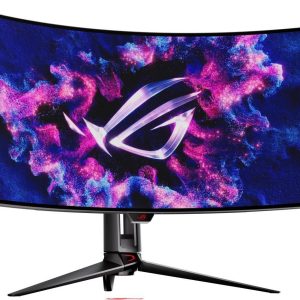 ASUS ROG Swift 39" Ultrawide 800R Curved OLED Gaming Monitor (PG39WCDM) - 21:9 (3440x1440), 240Hz, 0.03ms, G-SYNC Compatible, Custom Heatsink, Smart KVM, 90W USB-C, DisplayWidget