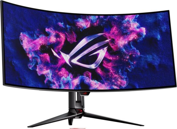 ASUS ROG Swift 39" Ultrawide 800R Curved OLED Gaming Monitor (PG39WCDM) - 21:9 (3440x1440), 240Hz, 0.03ms, G-SYNC Compatible, Custom Heatsink, Smart KVM, 90W USB-C, DisplayWidget
