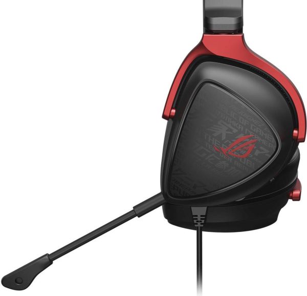 ASUS ROG Delta S Core Wired Gaming Headset (Lightweight 270g, 7.1 Surround Sound, 50mm Drivers, Discord Certified Mic, 3.5mm,For PC, Switch, PS4, PS5, XBOX, and Mobile Devices)- Black - Image 2