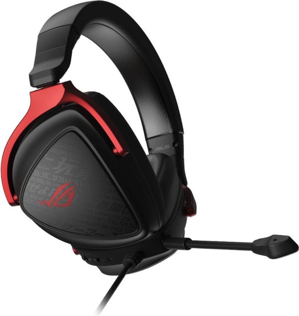ASUS ROG Delta S Core Wired Gaming Headset (Lightweight 270g, 7.1 Surround Sound, 50mm Drivers, Discord Certified Mic, 3.5mm,For PC, Switch, PS4, PS5, XBOX, and Mobile Devices)- Black - Image 3
