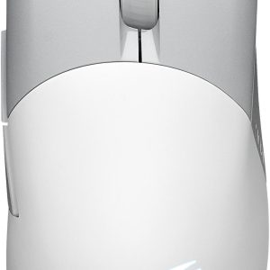 Asus ROG Keris Wireless AimPoint Gaming Mouse, Tri-mode connectivity (2.4GHz RF, Bluetooth, Wired), 36000 DPI sensor, 5 programmable buttons, ROG SpeedNova, Replaceable switches, Paracord cable, White