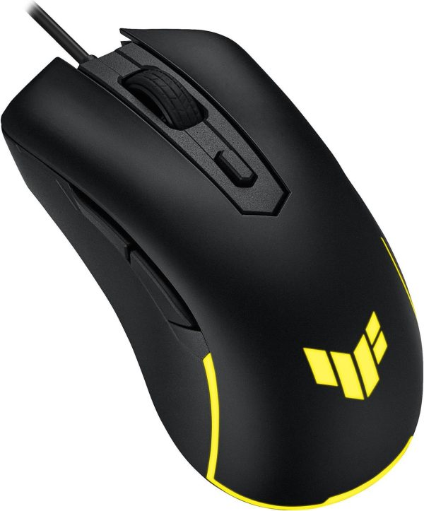 ASUS TUF Gaming M3 Gen II ultralight 59-gram wired gaming mouse, IP56 dust and water resistance, 8000 dpi sensor, six programmable buttons, Black - Image 8