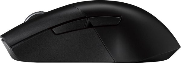 Asus ROG Keris Wireless AimPoint Gaming Mouse, Tri-mode connectivity (2.4GHz RF, Bluetooth, Wired), 36000 DPI sensor, 5 programmable buttons, ROG SpeedNova, Replaceable switches, Paracord cable, Black - Image 3