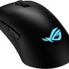 Asus ROG Keris Wireless AimPoint Gaming Mouse, Tri-mode connectivity (2.4GHz RF, Bluetooth, Wired), 36000 DPI sensor, 5 programmable buttons, ROG SpeedNova, Replaceable switches, Paracord cable, Black - Image 4