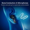 ASUS ROG Cetra True Wireless Gaming Headphones (2.4 GHz & Bluetooth 5.3, ROG SpeedNova, 24-bit 96 kHz audio, Dirac Opteo, Bone-Conduction AI Microphones, Adaptive ANC, 46-Hour Battery Life) - Black - Image 4