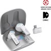 ASUS ROG Cetra True Wireless Gaming Headphones (2.4 GHz & Bluetooth 5.3, ROG SpeedNova, 24-bit 96 kHz audio, Bone-Conduction AI Microphones, Adaptive ANC, 46-Hour Battery Life) - Moonlight White - Image 7