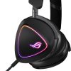 ASUS ROG Delta II Wireless Gaming Headset (50mm Titanium Drivers, ROG SpeedNova, 10mm Super-Wideband Mic, 110+HR Battery, DualFlow Audio, BT, 2.4 GHz, 3.5 mm, For PC, Switch, PS4, PS5, Xbox) - Black - Image 3