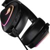 ASUS ROG Delta II Wireless Gaming Headset (50mm Titanium Drivers, ROG SpeedNova, 10mm Super-Wideband Mic, 110+HR Battery, DualFlow Audio, BT, 2.4 GHz, 3.5 mm, For PC, Switch, PS4, PS5, Xbox) - Black - Image 4