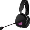 ASUS ROG Pelta Wireless Gaming Headset (BT, ROG SpeedNova 2.4GHz, USB-C, Lightweight 309g, 50mm ROG Titanium-Plated Drivers, 10mm Super-Wideband Mic, RGB, 70HR Battery, For PC, Switch, PS5)- Black