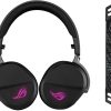 ASUS ROG Pelta Wireless Gaming Headset (BT, ROG SpeedNova 2.4GHz, USB-C, Lightweight 309g, 50mm ROG Titanium-Plated Drivers, 10mm Super-Wideband Mic, RGB, 70HR Battery, For PC, Switch, PS5)- Black - Image 4