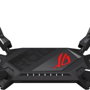 ASUS ROG Rapture GT-AX6000 Dual-Band WiFi 6 (802.11ax) Gaming Router, Dual 2.5G ports, enhanced hardware, WAN aggregation, VPN Fusion, Triple-Level Game Acceleration, free network security and AiMesh support