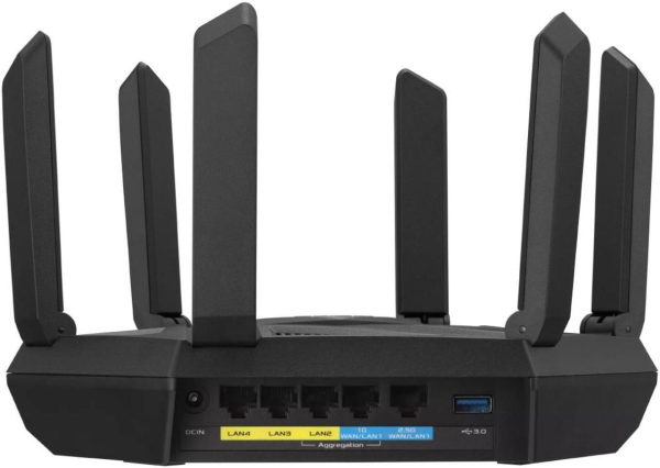ASUS RT-AXE7800 Tri-band WiFi 6E (802.11ax) Router, 6GHz Band, ASUS Safe Browsing, Upgraded Network Security, Instant Guard, Built-in VPN Features, Free Parental Controls, 2.5G Port, AiMesh Support (740)(10) Write a Review - Image 2