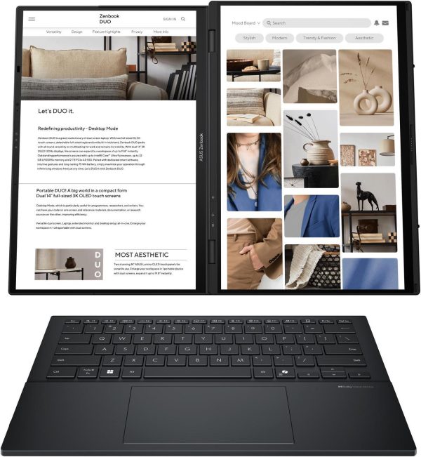 ASUS ZenBook Duo 14.0" Laptop Ultra 7 255H 32GB RAM 1 TB PCIe SSD Windows 11 Home UX8406CA-DS79Tv - Image 4