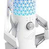 ASUS ROG Carnyx USB Gaming Microphone (25mm condenser capsule, 192kHz/24-bit, cardioid, high-pass filter, built-in pop filter, metal shock mount, one-touch mute, USB, Aura Sync RGB) - White - Image 2