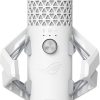 ASUS ROG Carnyx USB Gaming Microphone (25mm condenser capsule, 192kHz/24-bit, cardioid, high-pass filter, built-in pop filter, metal shock mount, one-touch mute, USB, Aura Sync RGB) - White - Image 4