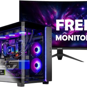 Skytech King 95 Gaming PC Desktop, Ryzen 7 9700X 3.8 GHz (5.5GHz Turbo), NVIDIA RTX 5080 16GB, 2TB Gen4 NVMe SSD, 32GB DDR5 RAM 6000 RGB, 850W GOLD ATX 3 PSU, 360mm ARGB AIO , Wi-Fi, Win 11